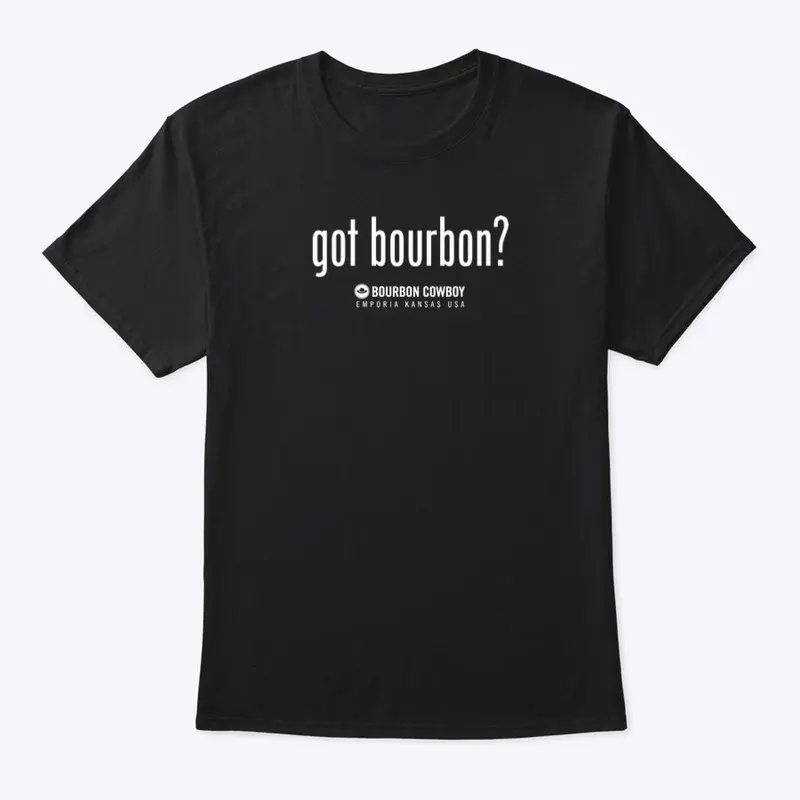 BC Got Bourbon White Print