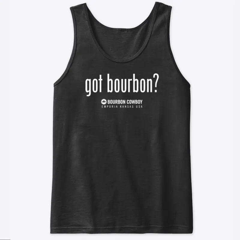 BC Got Bourbon White Print